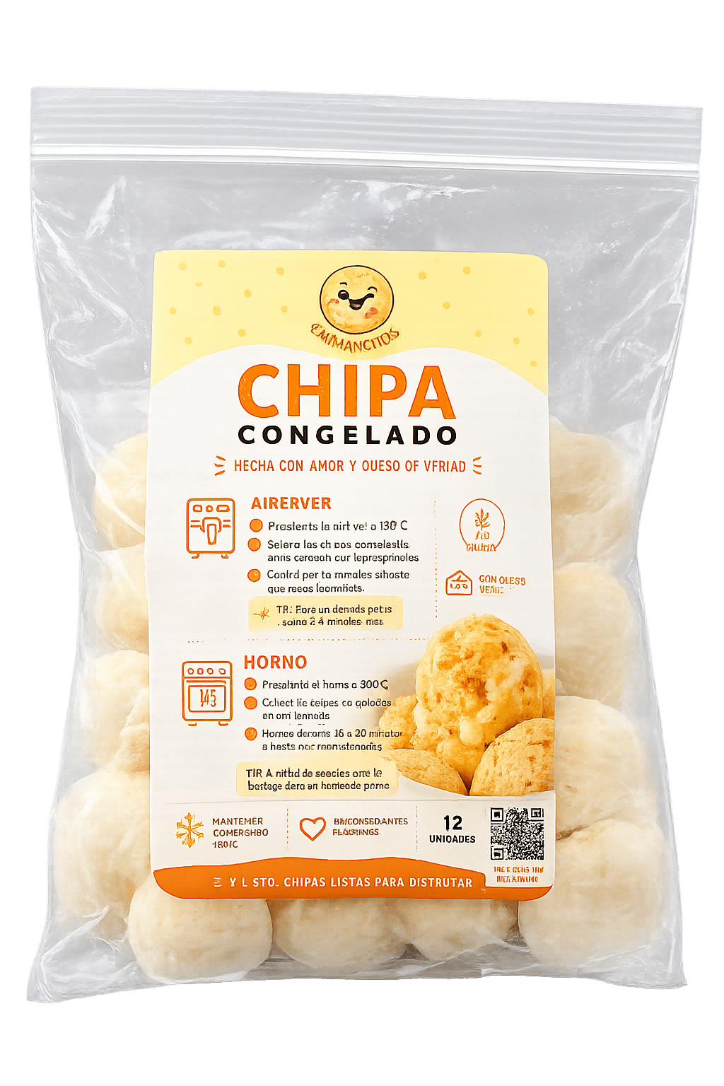 Bolsa de 12 chipás